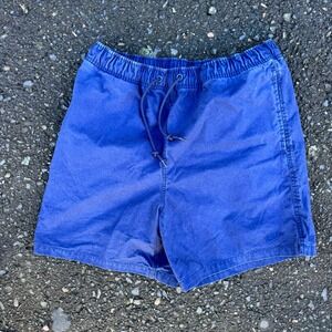 Nike Womens‎ Blue Classic Drawstring Low Rise Pockets Workout Shorts Size Medium